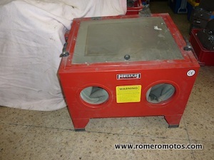 M&aacute;quina de chorrear
