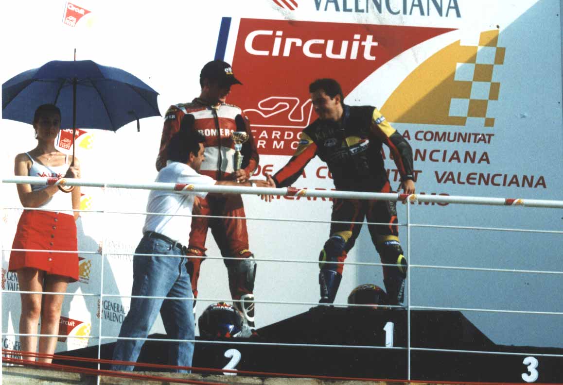 Podium Circuit Valencia 2000